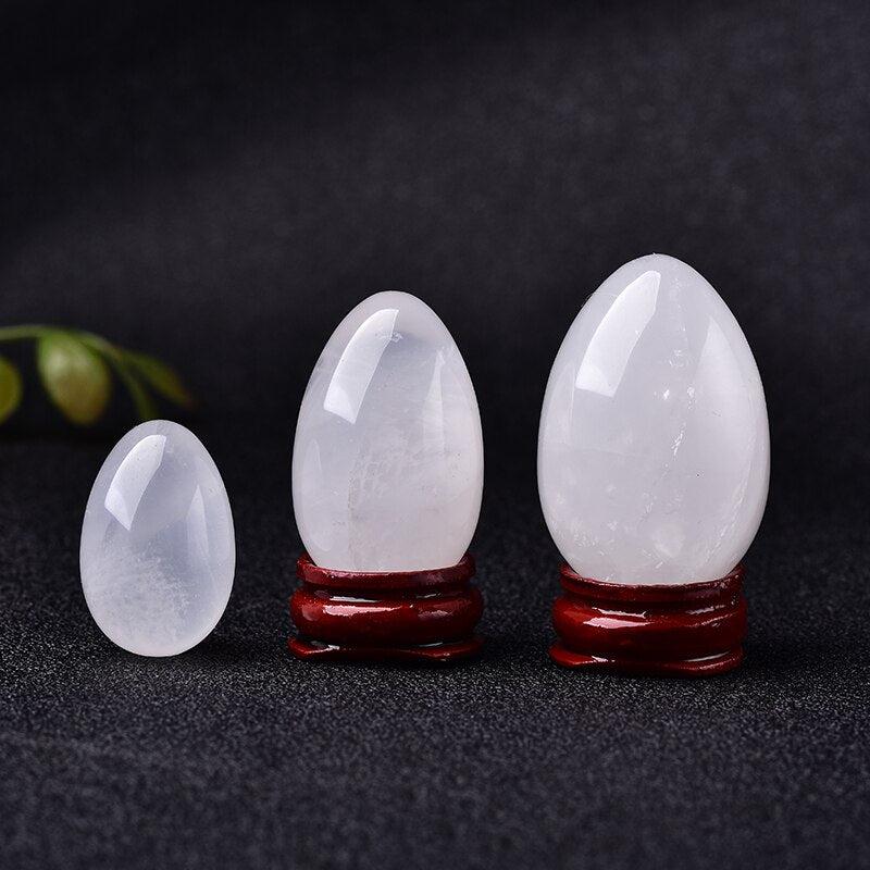 Crystal Egg, 3 sizes, in 9 minerals