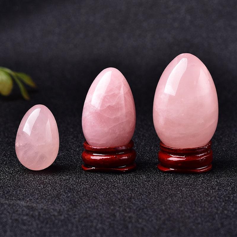 Crystal Egg, 3 sizes, in 9 minerals