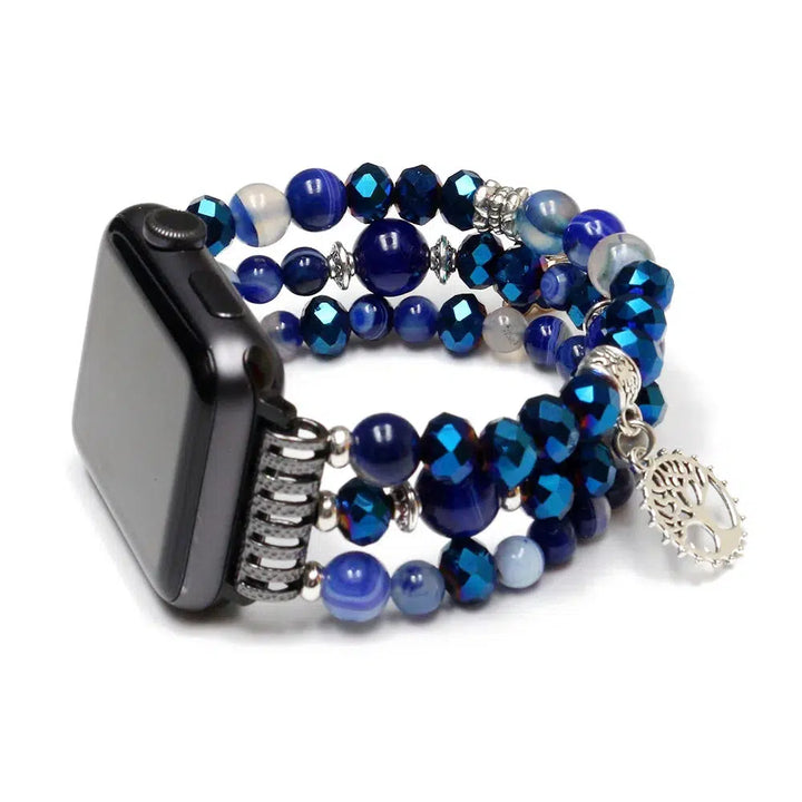 Crystals With A Charm Apple IWatch Band In 3 Materials