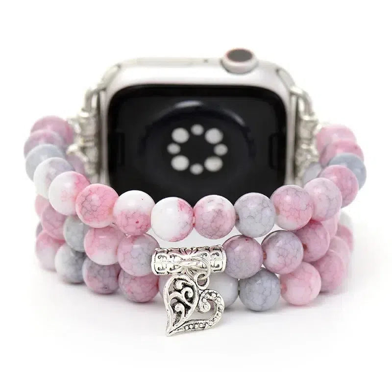 Cute Violet Dragon Veined Agate Apple iWatch Band