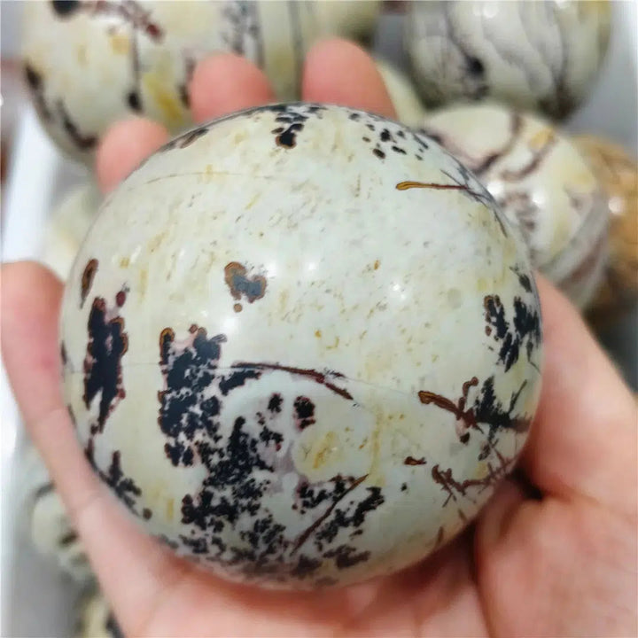 Dendritic Jasper Sphere