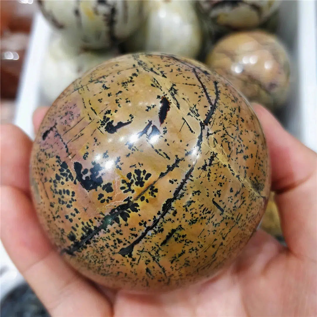 Dendritic Jasper Sphere