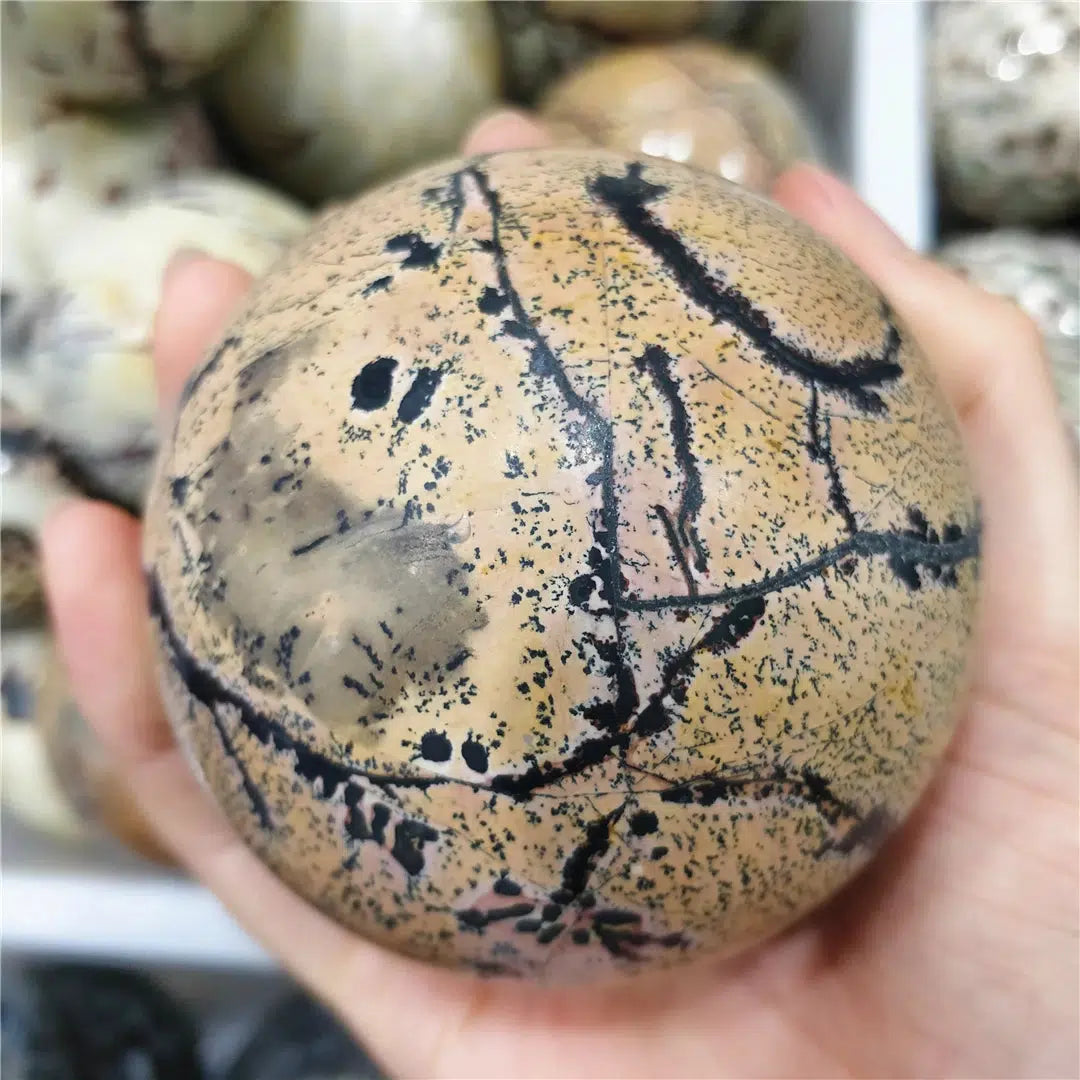 Dendritic Jasper Sphere