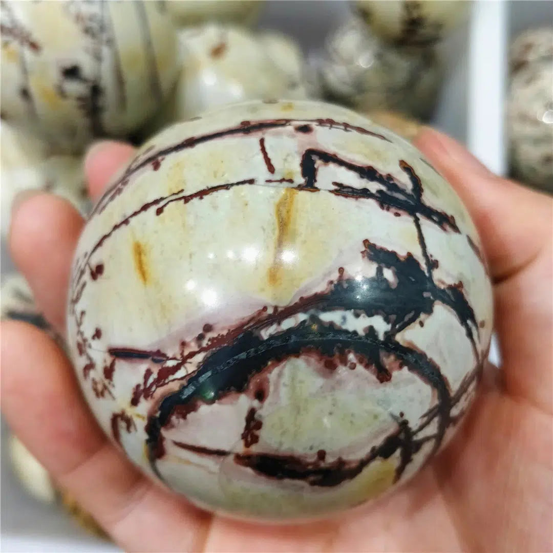 Dendritic Jasper Sphere