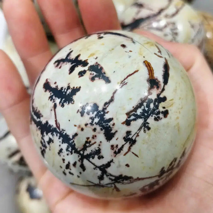 Dendritic Jasper Sphere