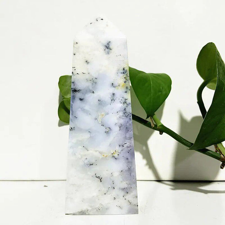 Dendritic Opal Crystal Tower