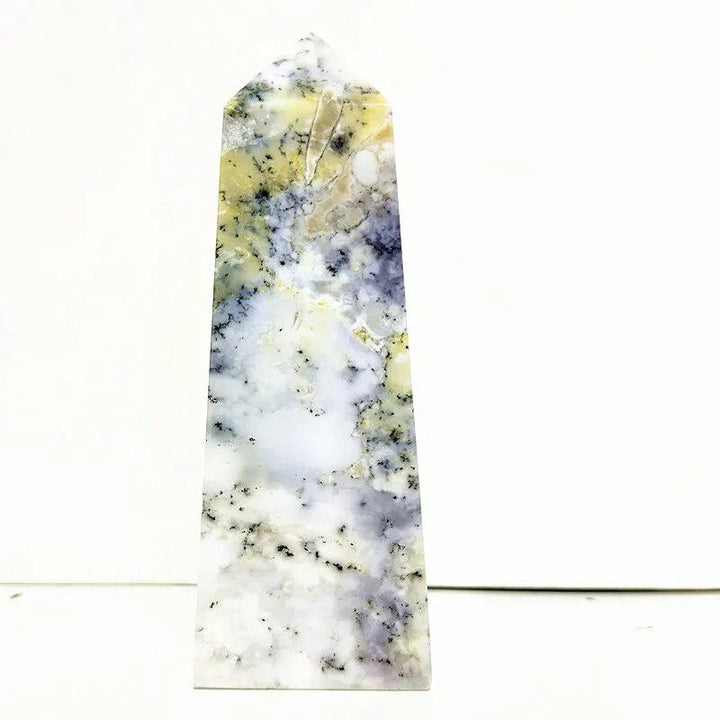 Dendritic Opal Crystal Tower