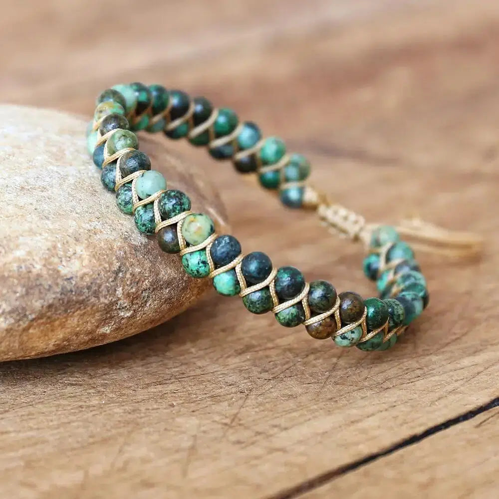 Double Layer Natural Stone Bracelets in 16 Materials