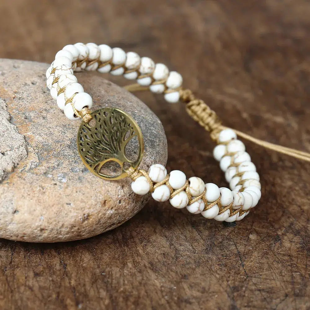 Double Layer Natural Stone Bracelets in 16 Materials