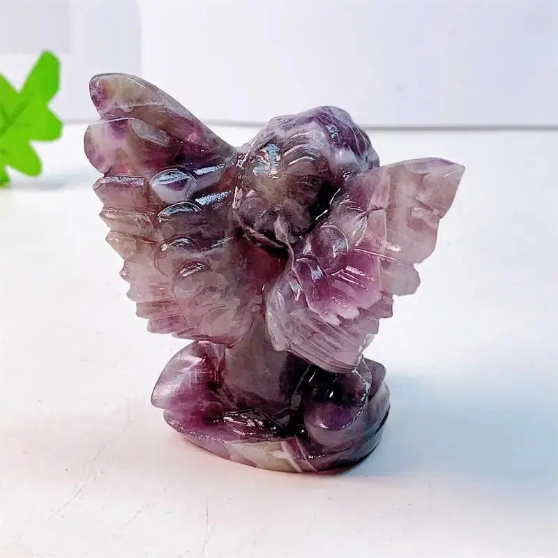 Dream Amethyst Angel Crystal Carving 83