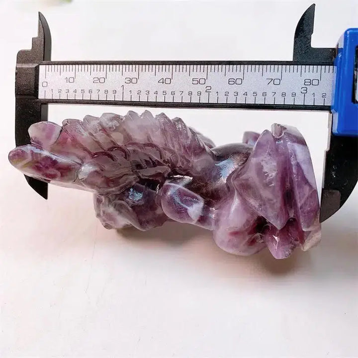 Dream Amethyst Angel Crystal Carving 83