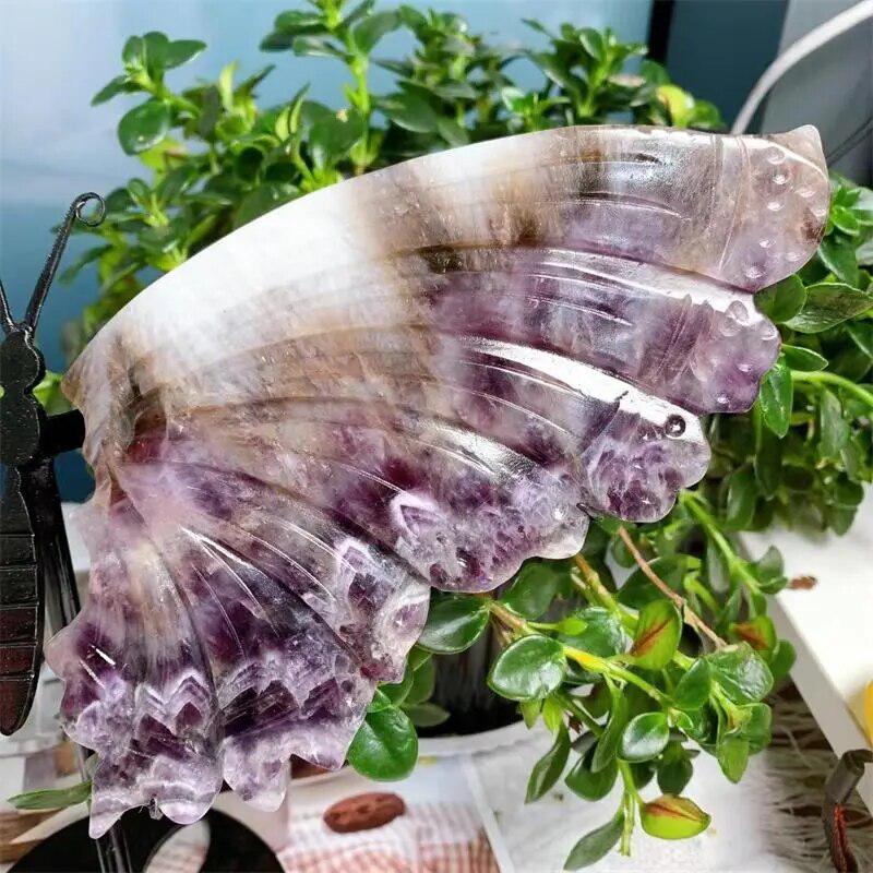 Dream Amethyst Butterfly Wing Carving