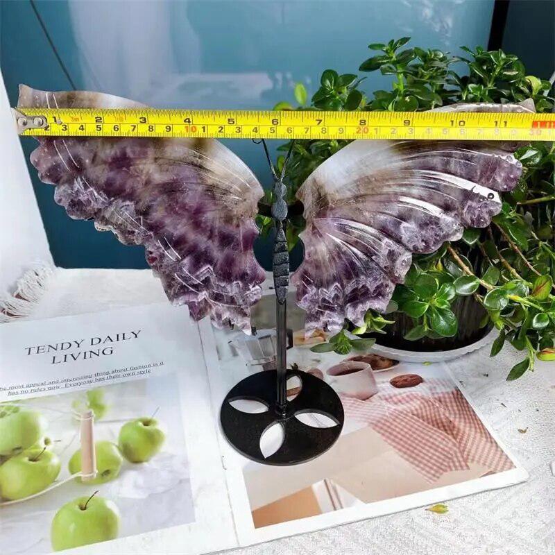 Dream Amethyst Butterfly Wing Carving