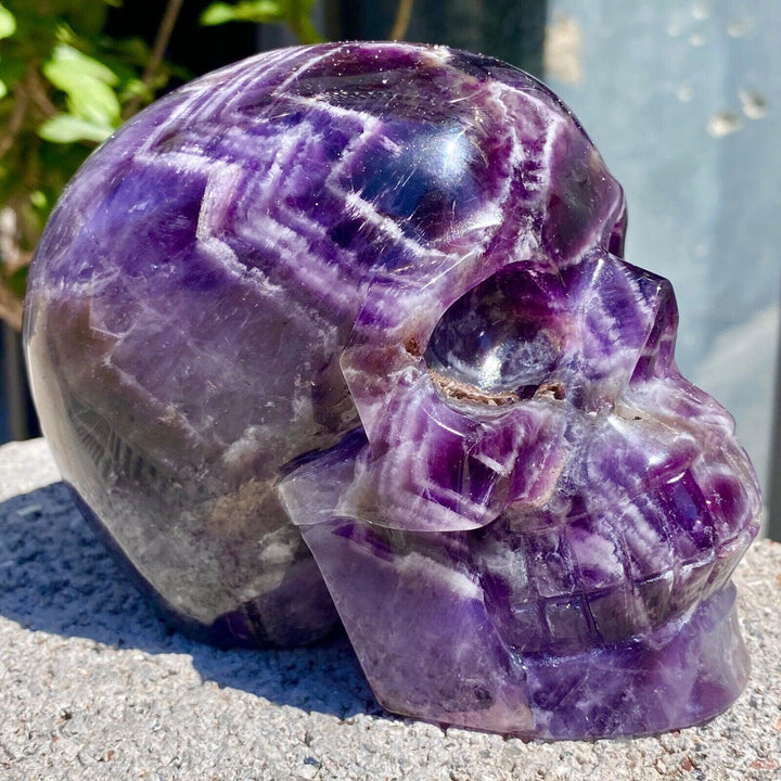 Dream Amethyst Carved Skull