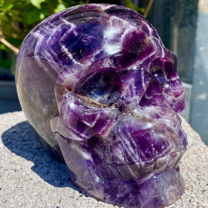 Dream Amethyst Carved Skull