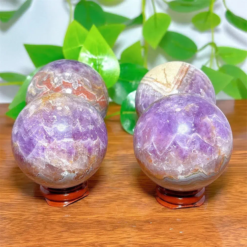 Dream Amethyst Sphere + Stand