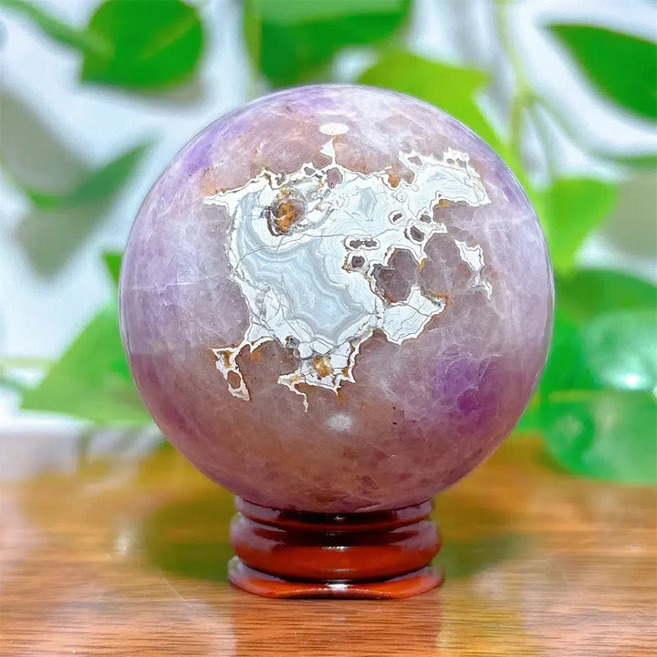 Dream Amethyst Sphere + Stand