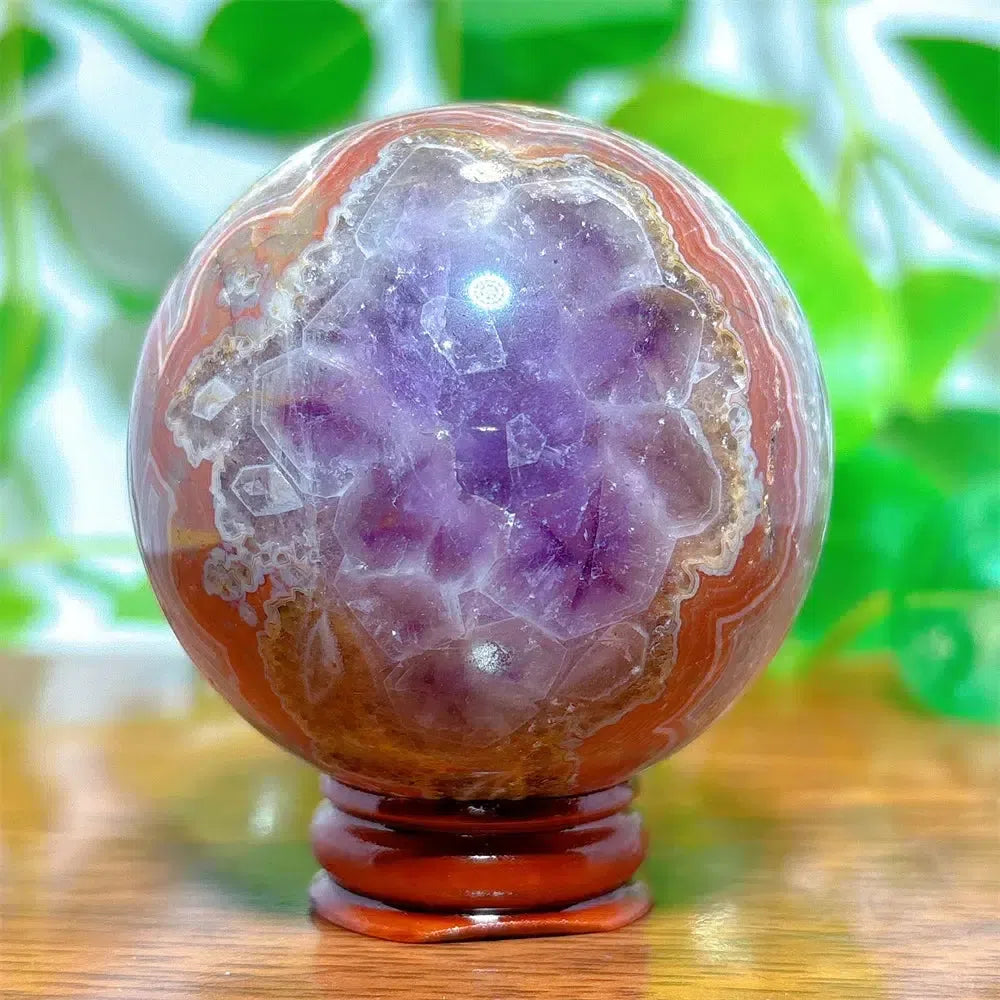 Dream Amethyst Sphere + Stand