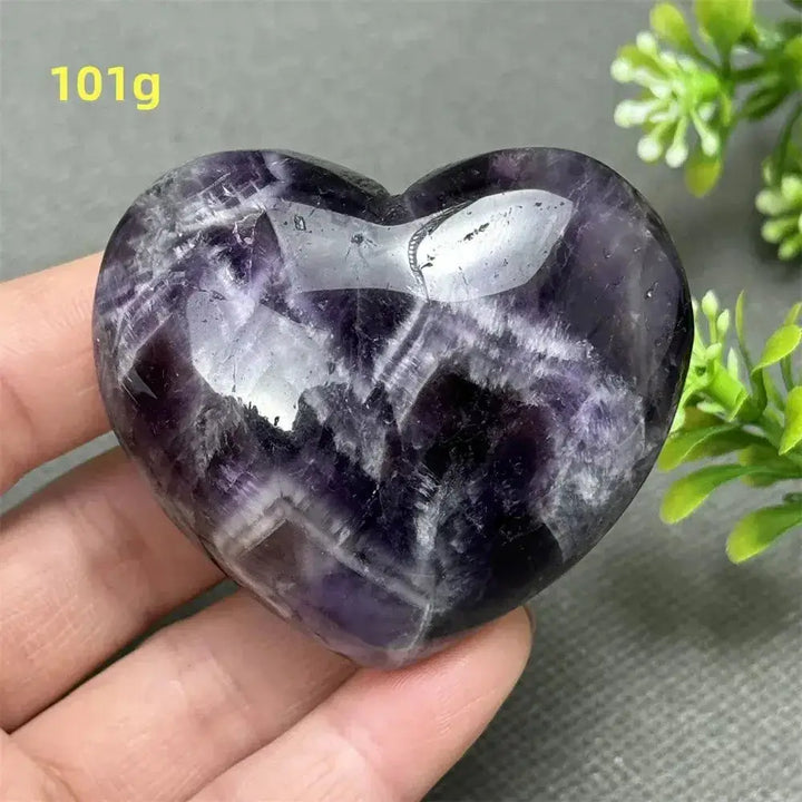 Fantasy Amethyst Love Heart - Amethyst Heart Love Symbol-Hearts-Ali-Fantasy Amethyst-101g-Crystal Destiny