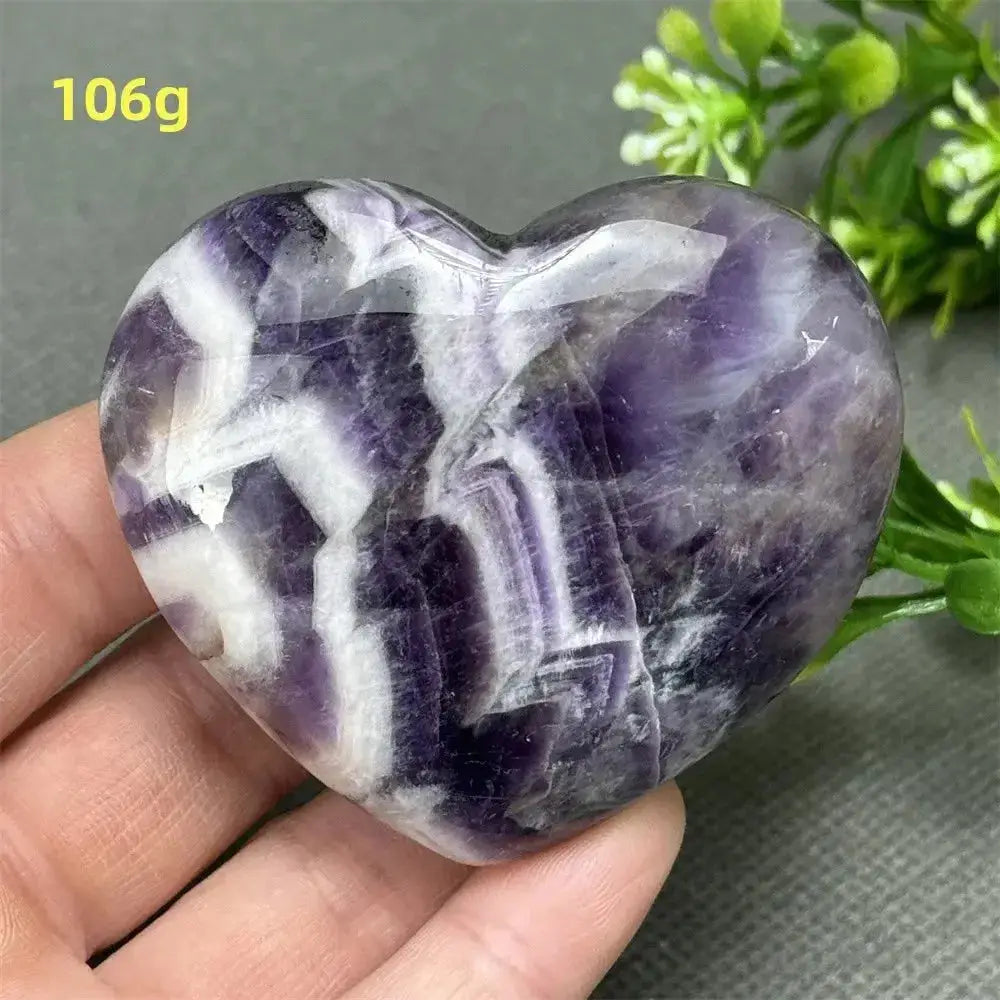 Fantasy Amethyst Love Heart - Amethyst Heart Love Symbol-Hearts-Ali-Fantasy Amethyst-106g-Crystal Destiny