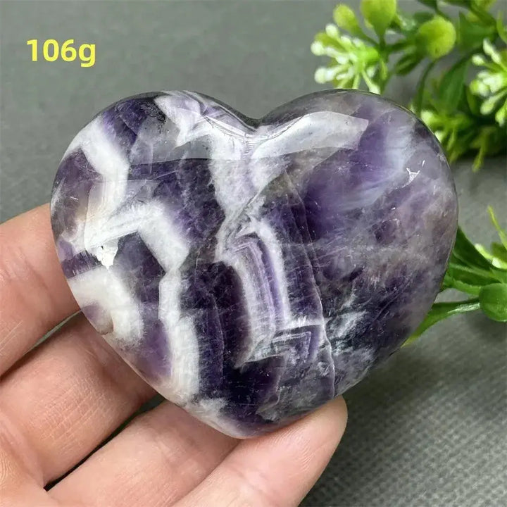 Fantasy Amethyst Love Heart - Amethyst Heart Love Symbol-Hearts-Ali-Fantasy Amethyst-106g-Crystal Destiny