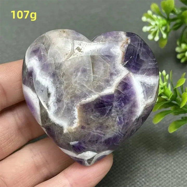 Fantasy Amethyst Love Heart - Amethyst Heart Love Symbol-Hearts-Ali-Fantasy Amethyst-107g-Crystal Destiny
