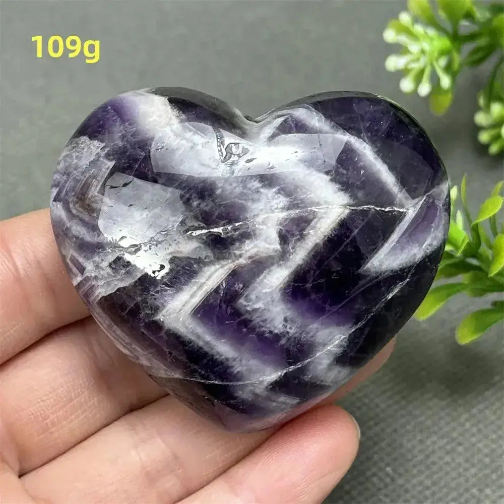 Fantasy Amethyst Love Heart - Amethyst Heart Love Symbol-Hearts-Ali-Fantasy Amethyst-109g-Crystal Destiny