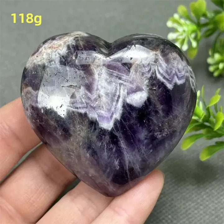 Fantasy Amethyst Love Heart - Amethyst Heart Love Symbol-Hearts-Ali-Fantasy Amethyst-118g-Crystal Destiny