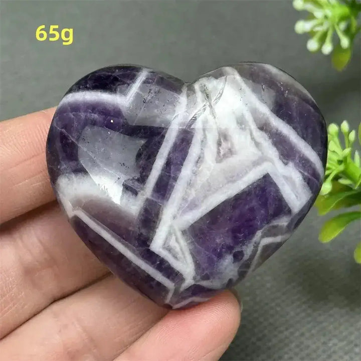 Fantasy Amethyst Love Heart - Amethyst Heart Love Symbol-Hearts-Ali-Fantasy Amethyst-65g 1-Crystal Destiny