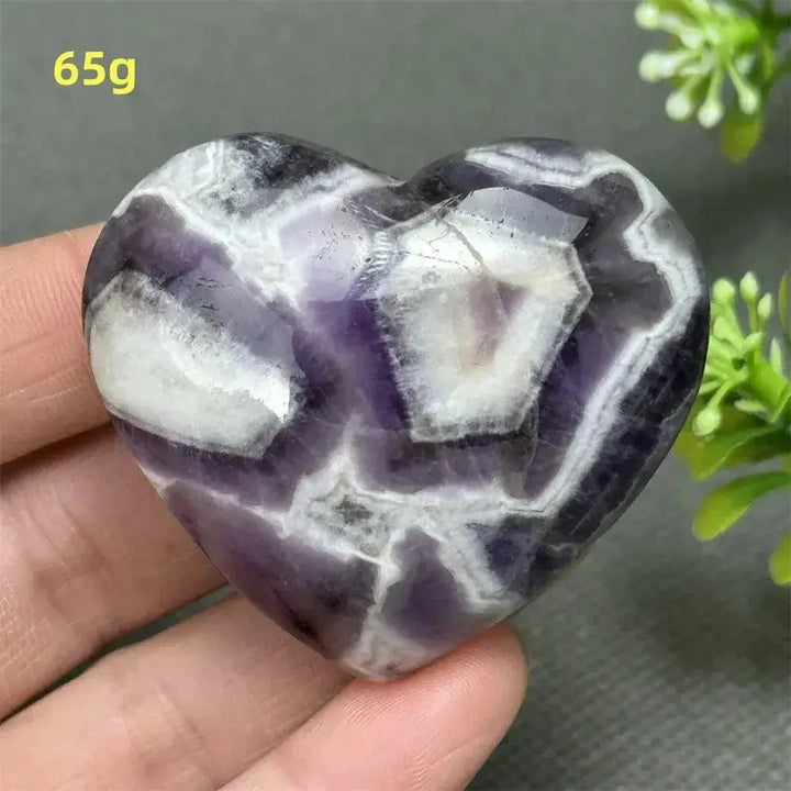 Fantasy Amethyst Love Heart - Amethyst Heart Love Symbol-Hearts-Ali-Fantasy Amethyst-65g-Crystal Destiny
