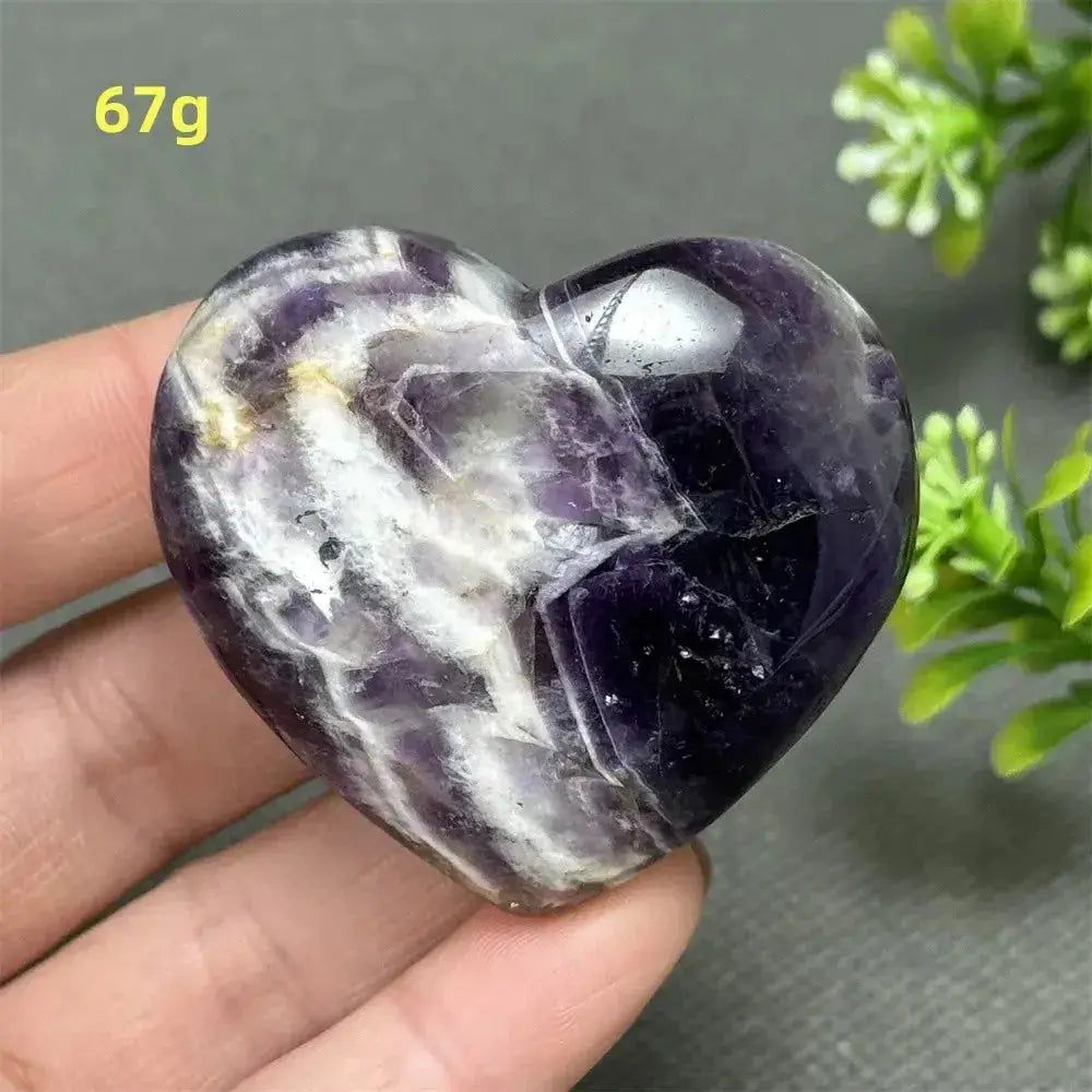 Fantasy Amethyst Love Heart - Amethyst Heart Love Symbol-Hearts-Ali-Fantasy Amethyst-67g-Crystal Destiny