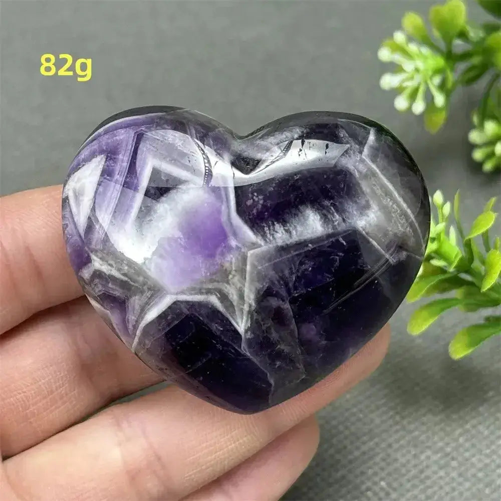 Fantasy Amethyst Love Heart - Amethyst Heart Love Symbol-Hearts-Ali-Fantasy Amethyst-82g 1-Crystal Destiny