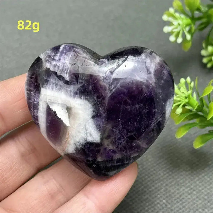 Fantasy Amethyst Love Heart - Amethyst Heart Love Symbol-Hearts-Ali-Fantasy Amethyst-82g-Crystal Destiny
