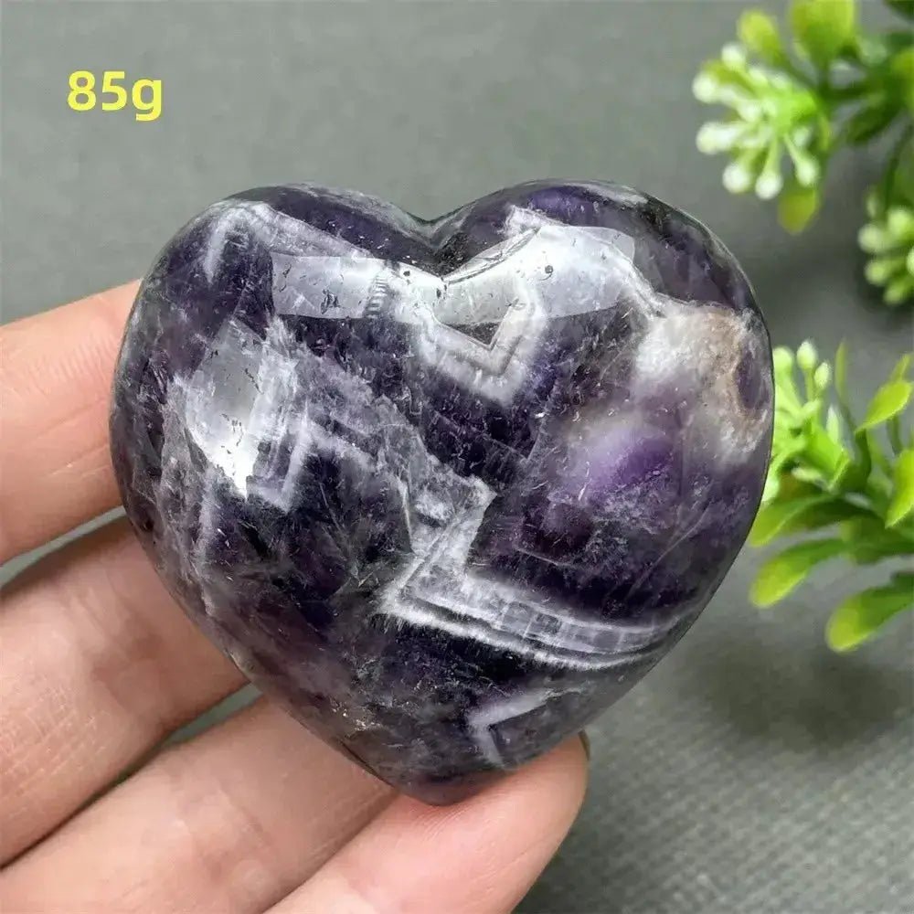 Fantasy Amethyst Love Heart - Amethyst Heart Love Symbol-Hearts-Ali-Fantasy Amethyst-85g 1-Crystal Destiny