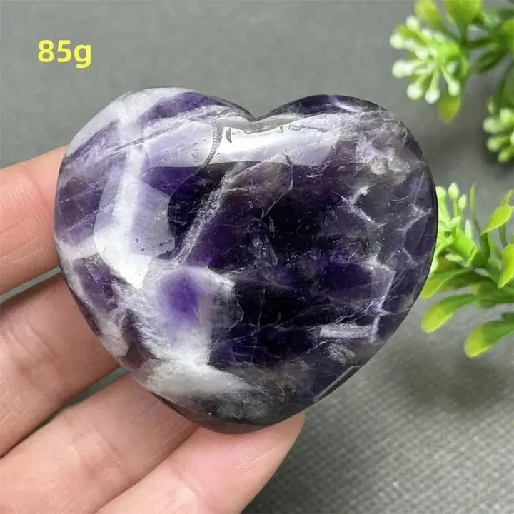Fantasy Amethyst Love Heart - Amethyst Heart Love Symbol-Hearts-Ali-Fantasy Amethyst-85g-Crystal Destiny