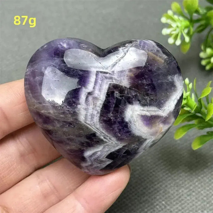 Fantasy Amethyst Love Heart - Amethyst Heart Love Symbol-Hearts-Ali-Fantasy Amethyst-87g 1-Crystal Destiny