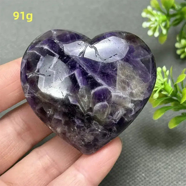 Fantasy Amethyst Love Heart - Amethyst Heart Love Symbol-Hearts-Ali-Fantasy Amethyst-91g 1-Crystal Destiny