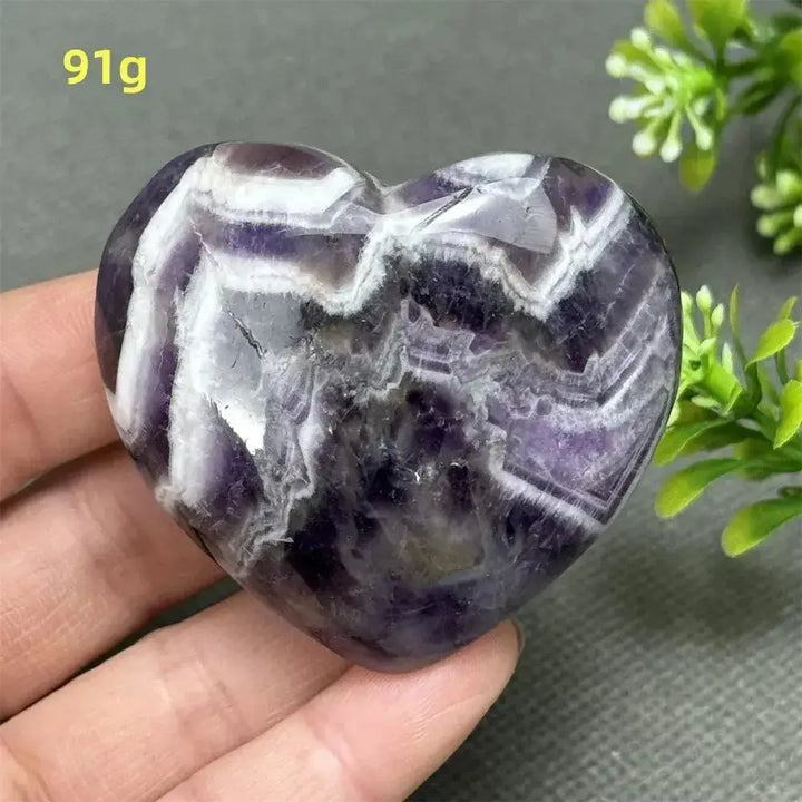 Fantasy Amethyst Love Heart - Amethyst Heart Love Symbol-Hearts-Ali-Fantasy Amethyst-91g-Crystal Destiny