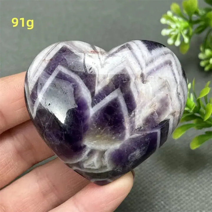 Fantasy Amethyst Love Heart - Amethyst Heart Love Symbol-Hearts-Ali-Fantasy Amethyst-91g 3-Crystal Destiny