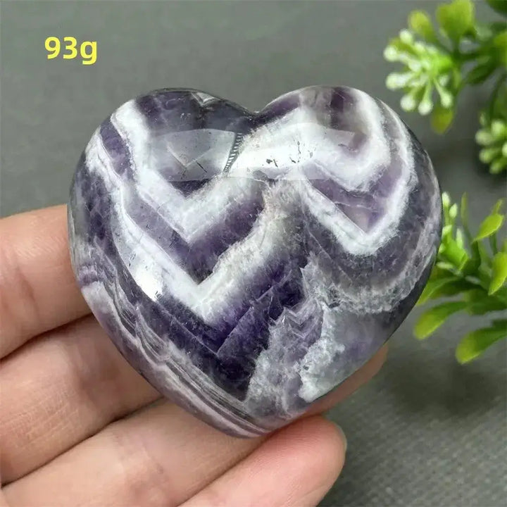 Fantasy Amethyst Love Heart - Amethyst Heart Love Symbol-Hearts-Ali-Fantasy Amethyst-93g-Crystal Destiny