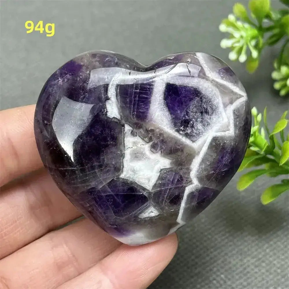 Fantasy Amethyst Love Heart - Amethyst Heart Love Symbol-Hearts-Ali-Fantasy Amethyst-94g-Crystal Destiny