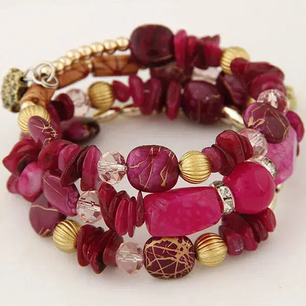 Fashion Colorful Bohemian Shell & Bead Bracelet