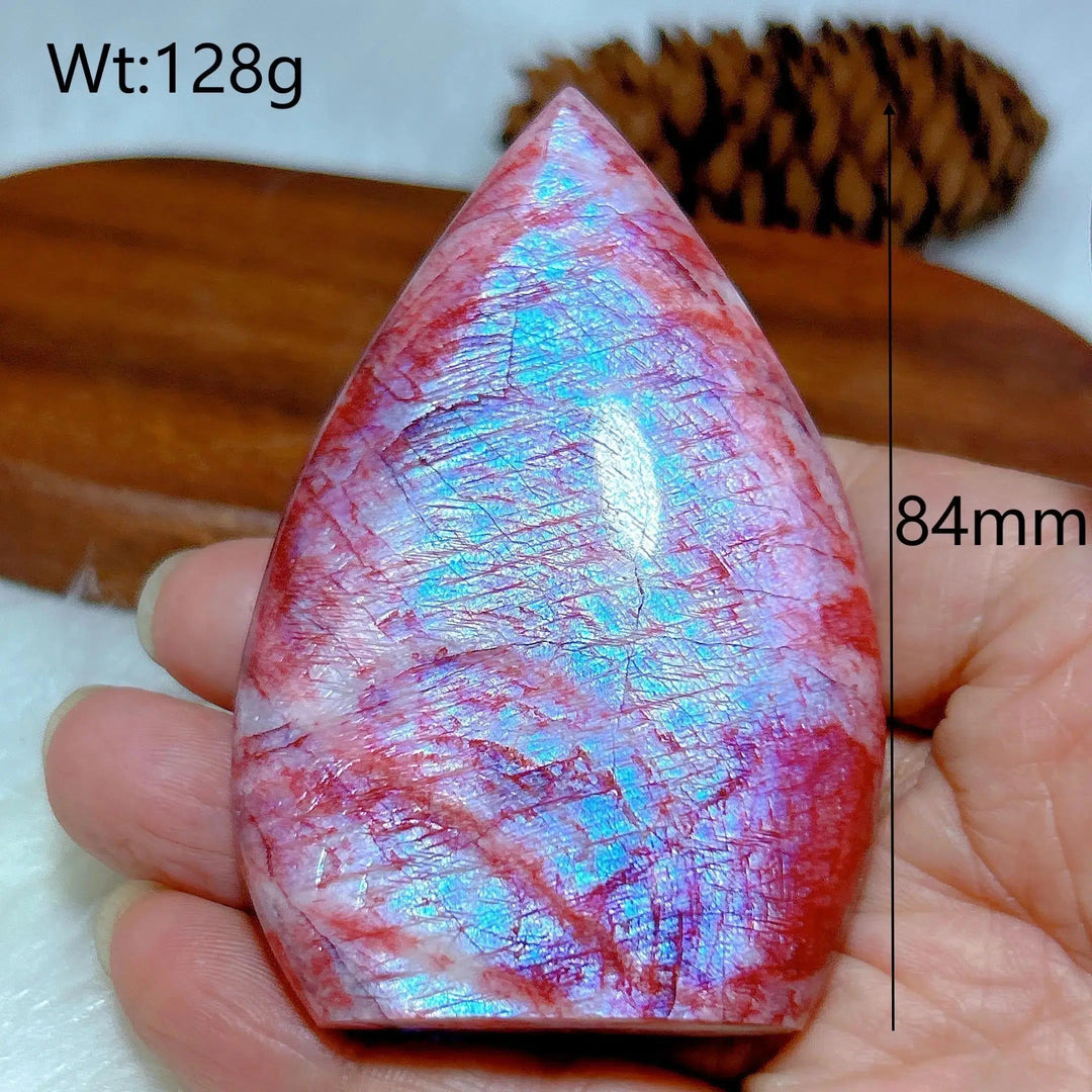 Fire Quartz With Moonstone Torch