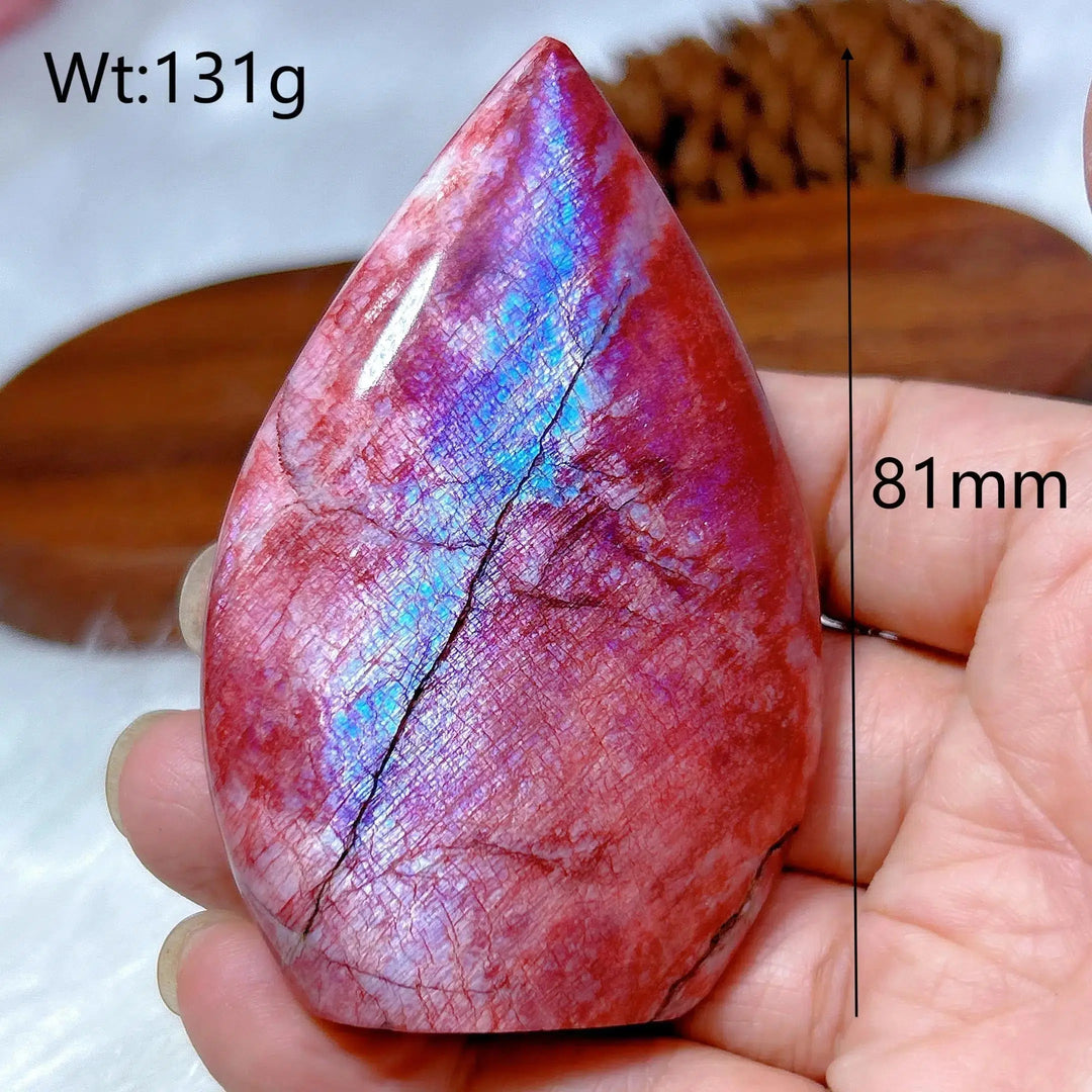 Fire Quartz With Moonstone Torch