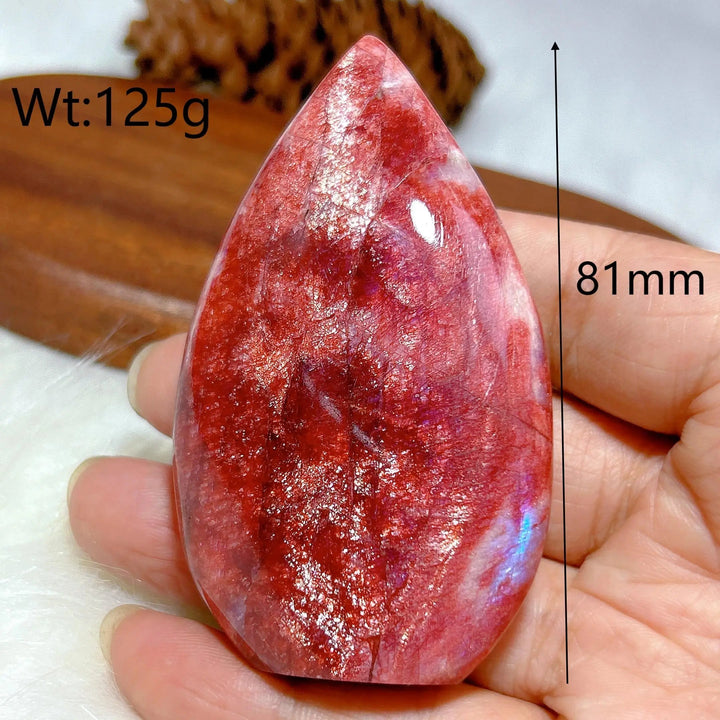 Fire Quartz With Moonstone Torch