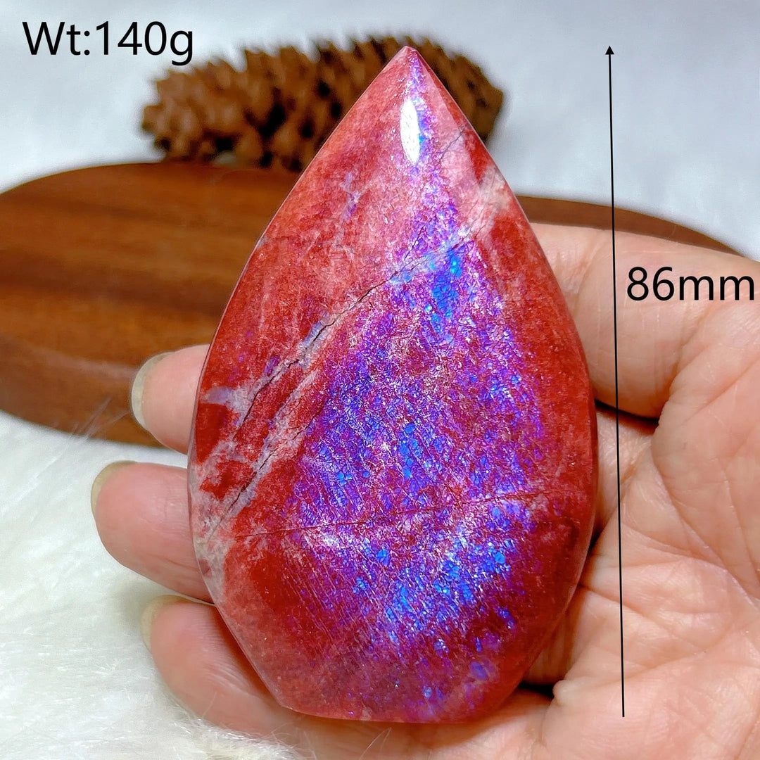 Fire Quartz With Moonstone Torch