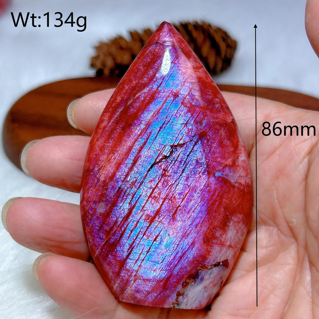 Fire Quartz With Moonstone Torch