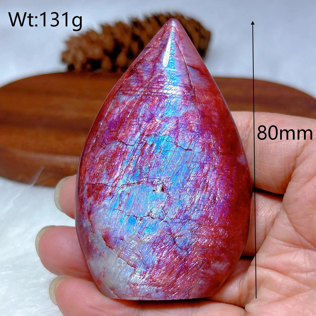 Fire Quartz With Moonstone Torch