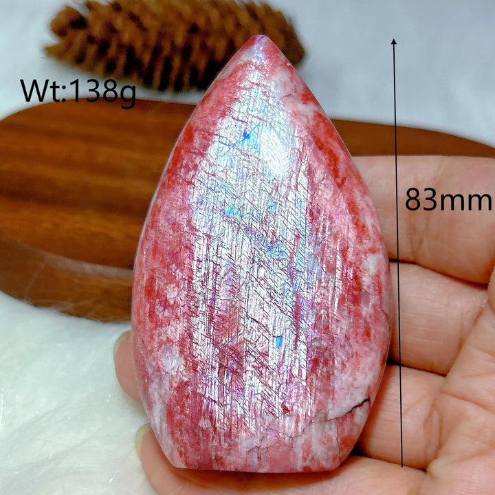 Fire Quartz With Moonstone Torch