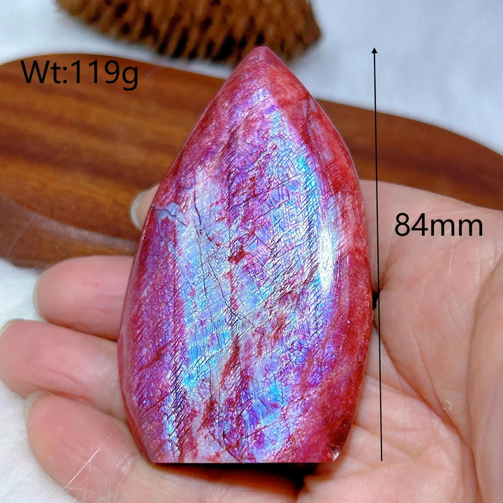 Fire Quartz With Moonstone Torch